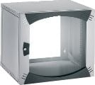 Schneider Actassi Opb Nsyopb12u4f Rack Skap Veggmonterbar Lysegrå Ral 7035 12U 19"
