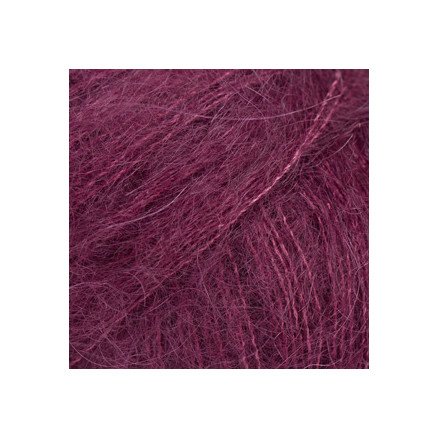DROPS Kid-Silk Garn Unicolor 69 Rubinrød