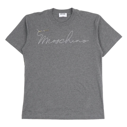 Moschino Dame Topper Grå M, Moschino Dame Topper Grå M,