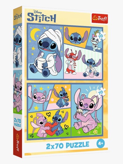Trefl Pappussel Trefl 2X70 Bitar Lilo & Stitch - Blue - ONE SIZE Trefl Pappussel Trefl 2X70 Bitar Lilo & Stitch - Blue - ONE SIZE