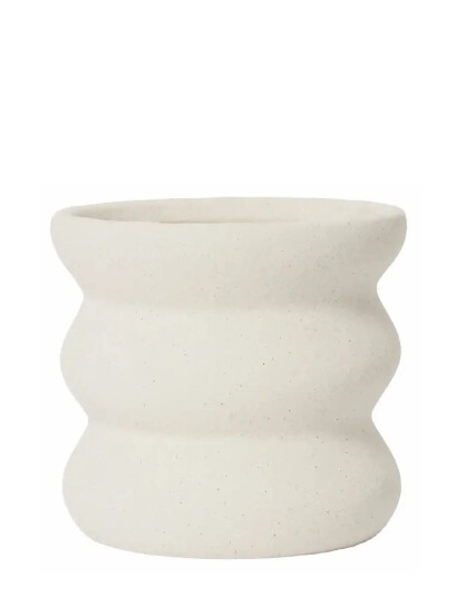 Broste Copenhagen Minna Flowerpot Cream H 12CM