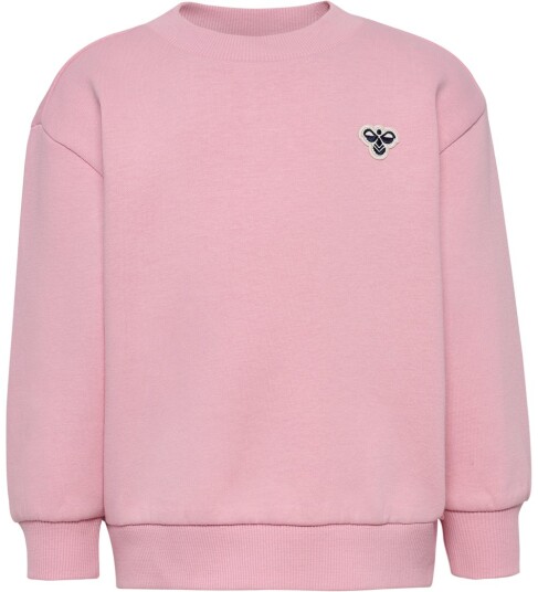Hummel Mini Loose Bee genser til barn pink nectar 92 Hummel Mini Loose Bee genser til barn pink nectar 92