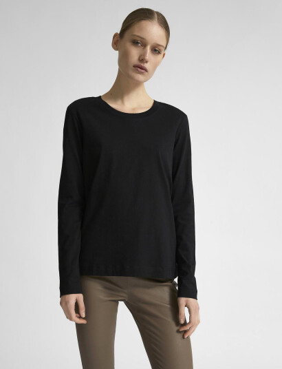Selected Slfstandard Ls Tee Noos - Black - S Selected Slfstandard Ls Tee Noos - Black - S