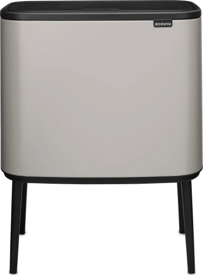 Brabantia Bo touch bin 3x11 liter Soft grey