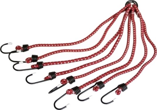 Hp Autozubehör 12108 Ekspander Med Stålkroker 8 Mm X 120 Mm Elastisk 8 Armet
