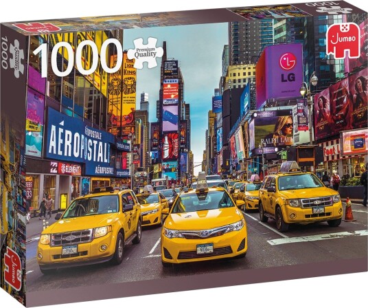 Jumbo Premium Collection Puslespill   1000 brikker   New York Taxi