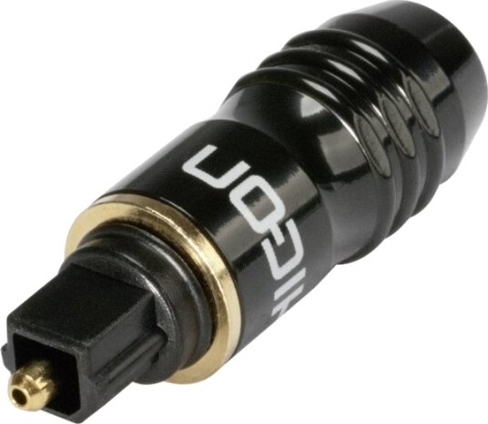Hicon Hi-Tl01 Toslink-Kontakt Rett Polaritet: 1 Svart 1 Stk