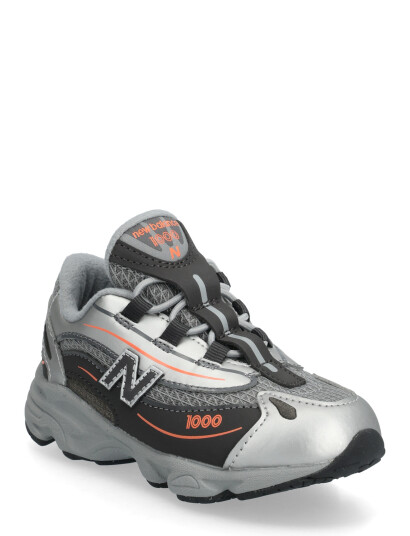New Balance New Balance 1000 Kids Bungee Lace Silver 18.5