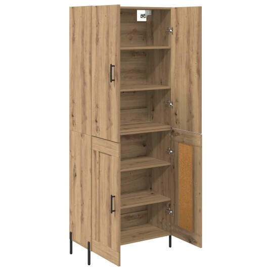 Høyskap Artisan Eik 69,5 x 34 x 180 cm Konstruert tre