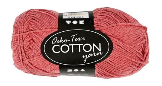 Creativ Company Cotton yarn Terracotta 50gr 170m Creativ Company Cotton yarn Terracotta 50gr 170m