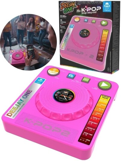 Idance Dj One Dj-Mikser Med K-Pop Låter Rosa