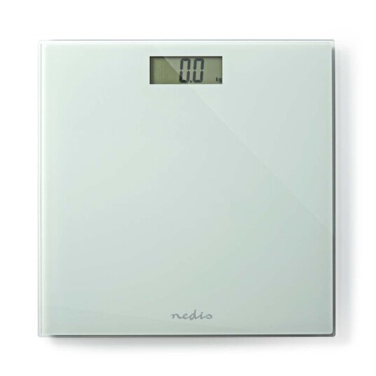 Nedis Personvekt | Digital | Hvit | Herdet Glass | Maksimal vekttrykk: 150 kg Nedis Personvekt | Digital | Hvit | Herdet Glass | Maksimal vekttrykk: 150 kg
