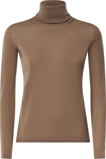 Max Mara Dame Strikkevarer Brun S,