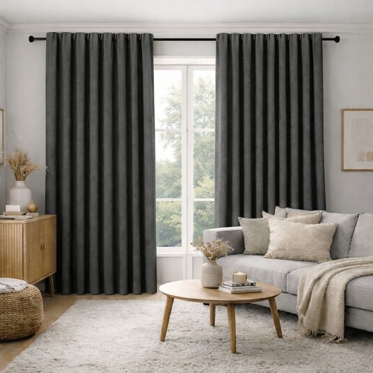 Nordstrand Home Gardiner 1 stk. ferdigsydde gardiner 140x175 cm Antrasittgrå Tykt gardin / lysdempende gardin Nordstrand Home gardinlengder med rynkebånd Nordstrand Home Gardiner 1 stk. ferdigsydde gardiner 140x175 cm Antrasittgrå Tykt gardin / lysdempende gardin Nordstrand Home gardinlengder med rynkebånd