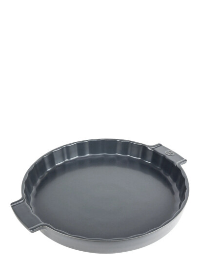 Peugeot Appolia Keramisk Tærtefad Mat Sort 30 Cm Grey Ø 30 CM Peugeot Appolia Keramisk Tærtefad Mat Sort 30 Cm Grey Ø 30 CM