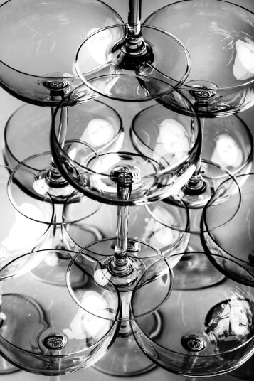 Plakat Champagneglass Plakat Champagneglass