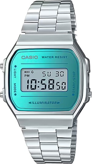 Casio A168wem-2ef Sølv
