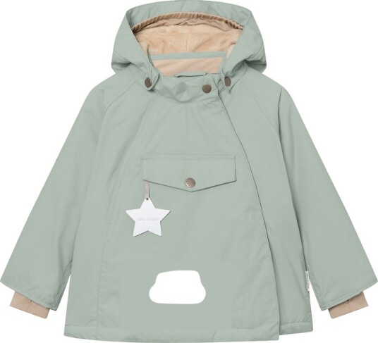 MINI A TURE Matwang Fleece Lined Winter Jacket. Grs SLATE GRAY 92