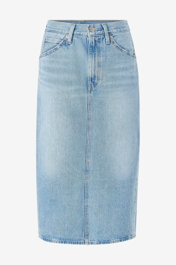 Levi's Denim skjørt HR Back Slit Skirt Blå