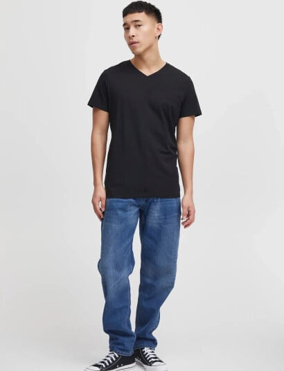 Blend Bhdinton V-Neck Tee 2-Pack - Black - L