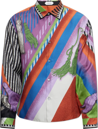 Versace Herre Skjorter Flerfarget L,