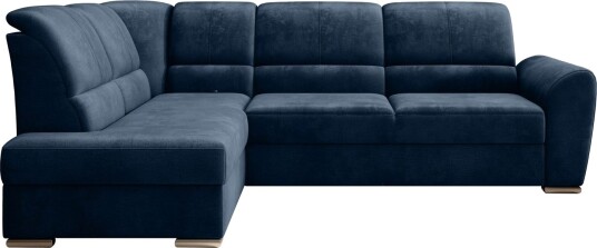 Sajmon Sovesofa m. Sjeselong 3 seter Mørkeblå