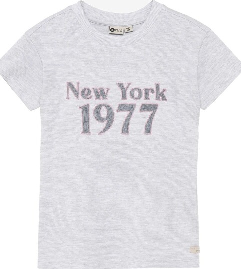 Daily 7 T Shirt Artwork LIGHT GREY MELANGE 128
