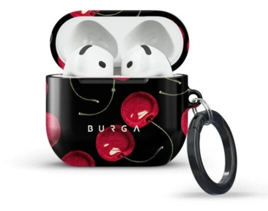 Burga Cover til Apple Airpods 4/4 ANC Cherrybomb Burga Cover til Apple Airpods 4/4 ANC Cherrybomb