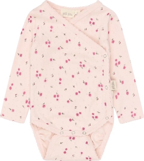 Petit Piao Ppdio L_S Body Fold Pointelle Nb MAUVE CHALK ROSEHIP AOP 74 Petit Piao Ppdio L_S Body Fold Pointelle Nb MAUVE CHALK ROSEHIP AOP 74