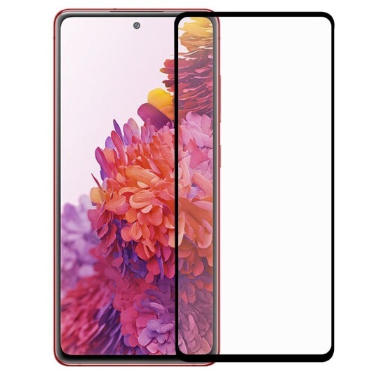 INCOVER Samsung Galaxy S20 FE / S20 FE (5G) Skjermbeskytter i Herdet Glass - Full Fit - Svart Kant