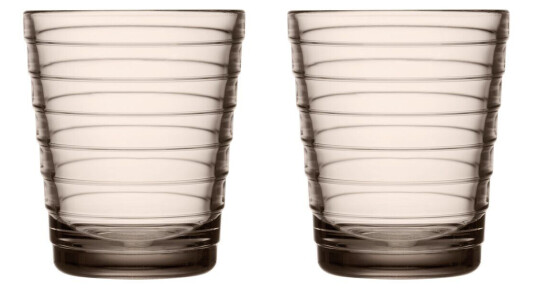 iittala Aino Aalto vannglass 2-pack 22 cl Lin