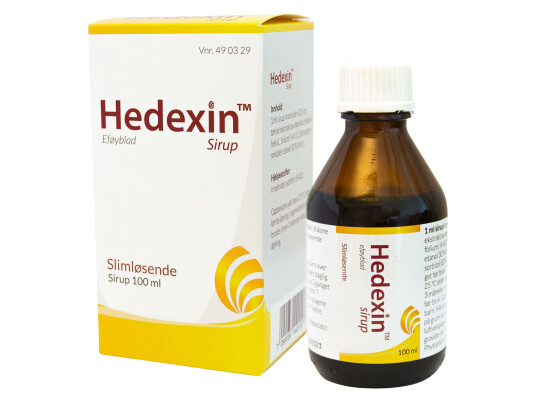 Hedexin Plantebasert legemiddel ved slimhoste, 100 ml Hedexin Plantebasert legemiddel ved slimhoste, 100 ml