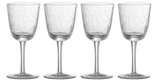 Bloomingville Asali vinglass 22 cl 4-pakning Klar Bloomingville Asali vinglass 22 cl 4-pakning Klar