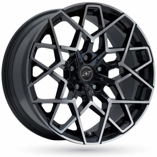 Infiny Individual Otto Shiny Black Machined Face 9.5x19 5x112 ET40 B66.6 Infiny Individual Otto Shiny Black Machined Face 9.5x19 5x112 ET40 B66.6