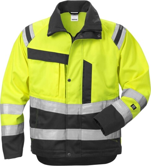 Fristads Jacka 4026 Plu, Klass 3 Varsel Gul/svart M
