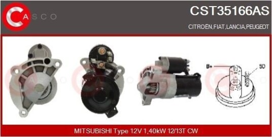 Starter CASCO CST35166AS Starter CASCO CST35166AS