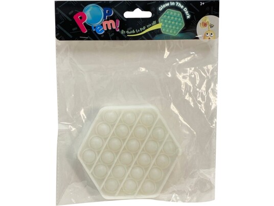 Pop It - Fidget - Glow In The Dark - 1 Stk. - Assorteret Pop It - Fidget - Glow In The Dark - 1 Stk. - Assorteret
