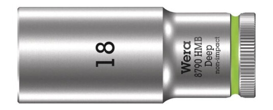 Wera 05004540001 Pipenøkkelinnsats 18 Mm 1 Stk. 3/8 Wera 05004540001 Pipenøkkelinnsats 18 Mm 1 Stk. 3/8