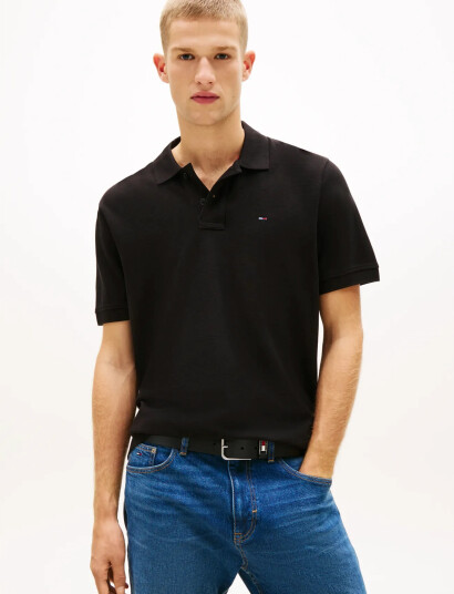 Tommy Jeans Tjm Reg Ess Polo Ext Black S