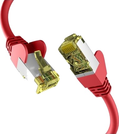 Efb Elektronik Ec020200058, 25 M, Cat6a, S/Ftp (S-Stp), Rj-45, Rj-45, Rød