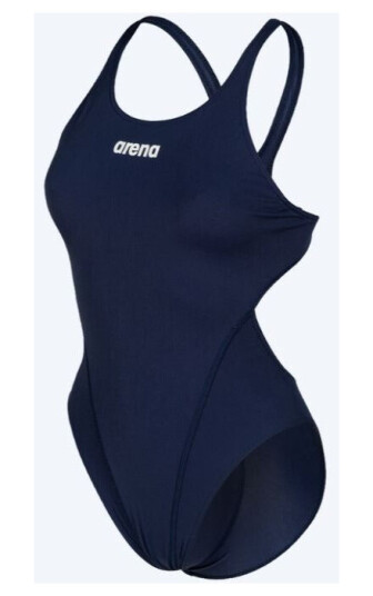 Arena badedrakt til damer - Team Swim Tech Solid - Mørkeblå