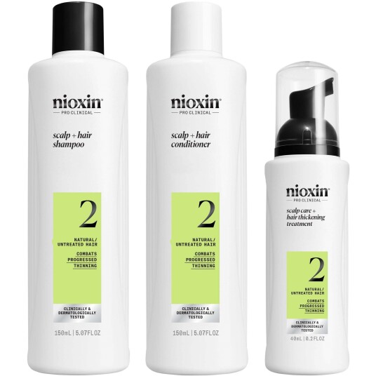 Nioxin System 2 Hårpleieprøvesett for Tynt Hår 150 ml x 2 Nioxin System 2 Hårpleieprøvesett for Tynt Hår 150 ml x 2