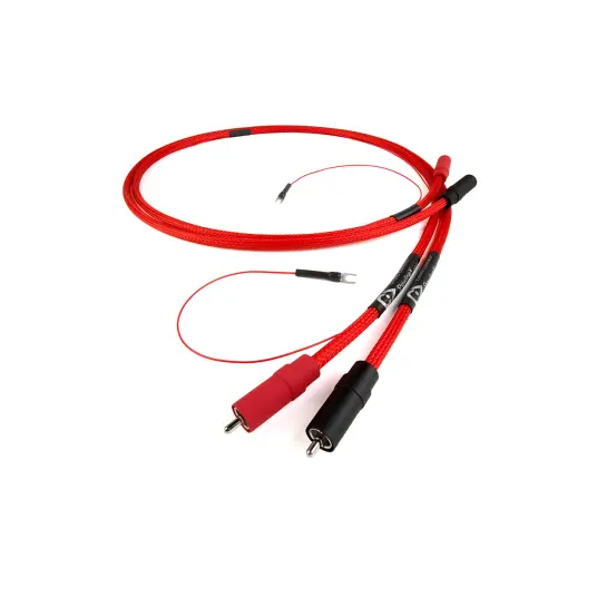 Chord ShawlineX Analog RCA m/jording Signalkabel til platespiller   1,2 meter