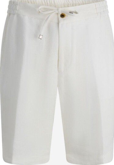 Berwich Spiaggia shorts linen 52 hvit herre