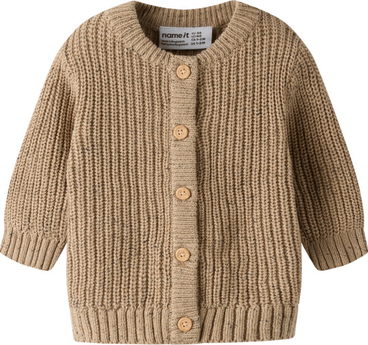 Name It Nbmnorman Ls Knit Card Beige 74