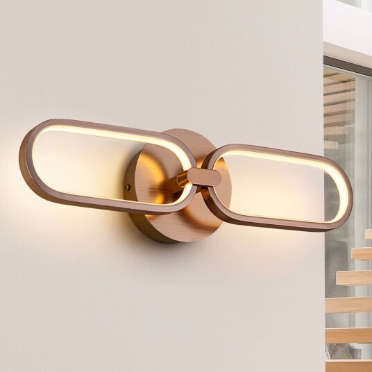 Schuller Valencia LED-vegglampe Colette, Messing / gull, Stue / spisestue, Aluminium, Moderne Schuller Valencia LED-vegglampe Colette, Messing / gull, Stue / spisestue, Aluminium, Moderne