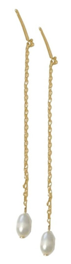 Timi Of Sweden Lucia Pearl Chain Stud Earrings
