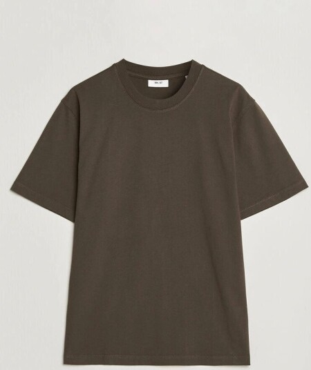 NN07 Adam Crew Neck T Shirt Earthwood