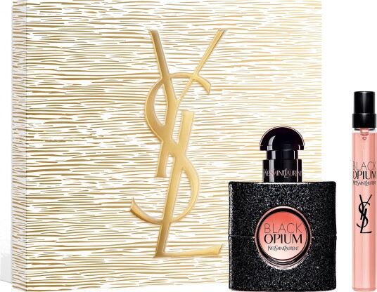 Yves Saint Laurent Black Opium Gavesett 2025 med 30ml Eau de Parfum og 10ml Refill