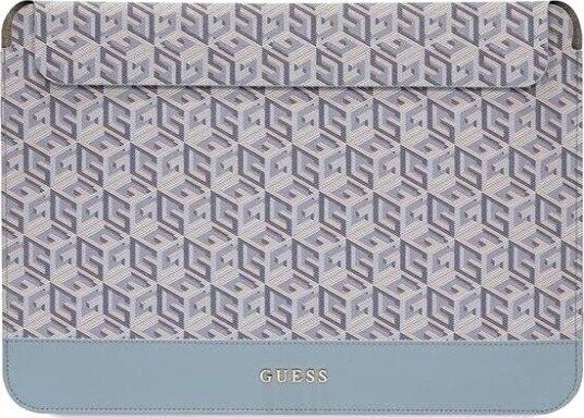Guess GCube Stripes etui for en 14" bærbar datamaskin blå